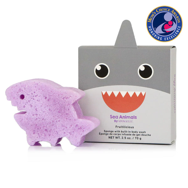 Bath Sponge Sea Animals: Sammy Shark - Ages 3+