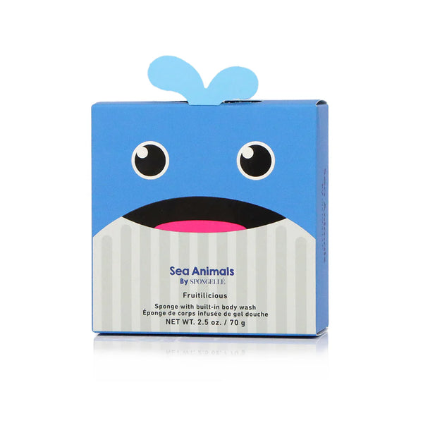 Bath Sponge Sea Animals: Walter Whale -  Ages 3+