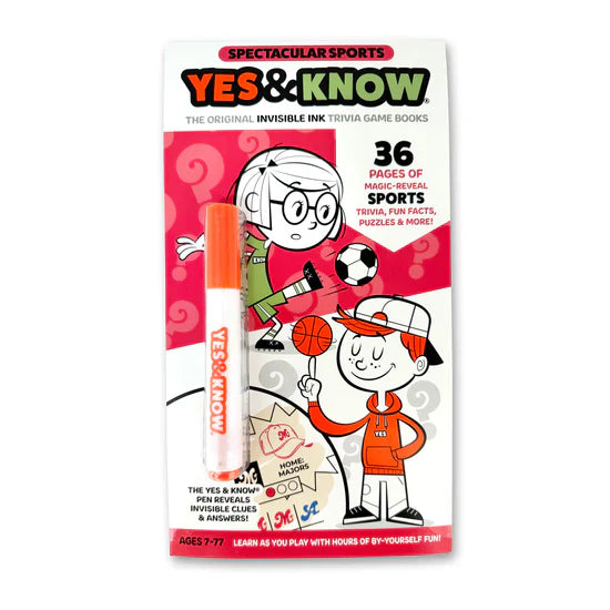 Yes & No Invisible Ink Trivia Activity Books – Playful Minds
