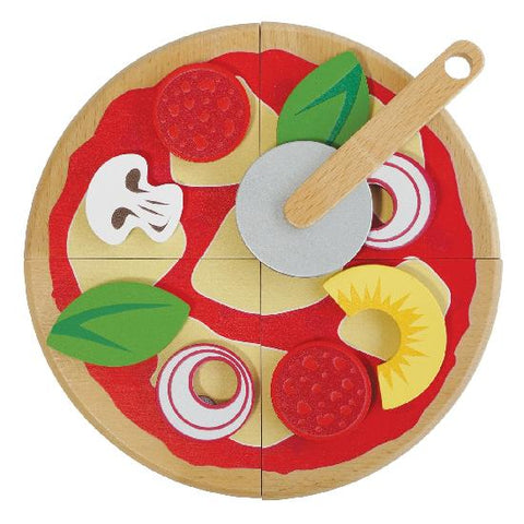 Le Toy Van: Pizza & Toppings with Slice Cutter - Ages 2+