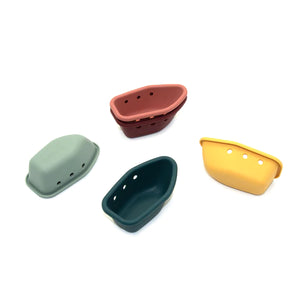 Nouka: Silicone Stacking Boats Moon Set - Ages 3mths+