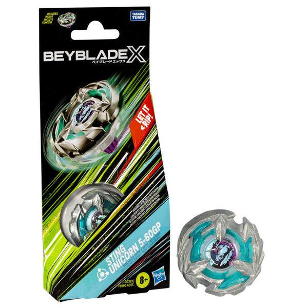 Beyblade: X Sting Unicorn 5-60GP Top Booster Pack Set - Ages 8+