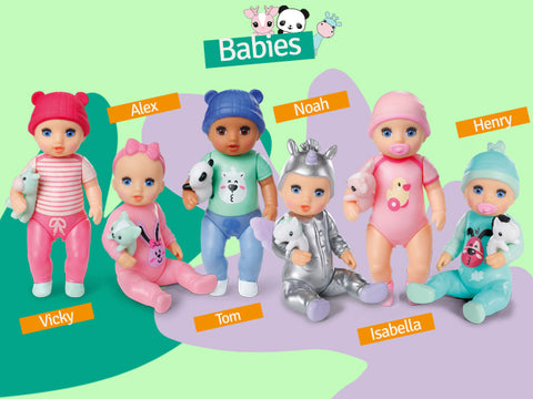 Baby Born Minis: Colour Effect Babies - Ages 3+