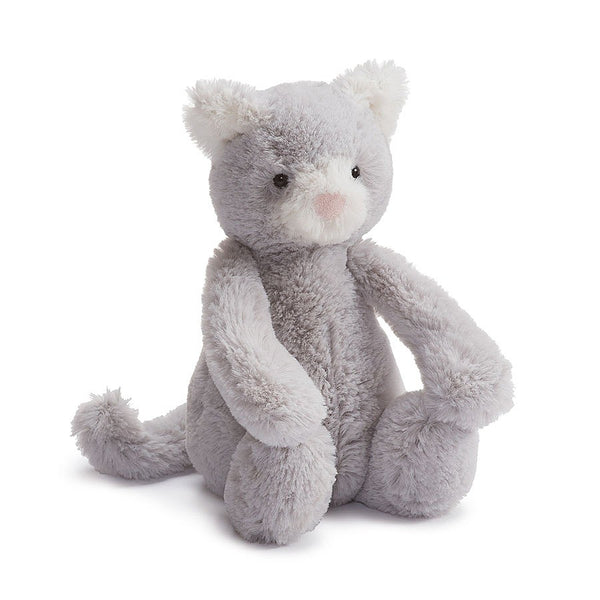 JC: Bashful Grey Kitty: Multiple Sizes Available - Ages 0+