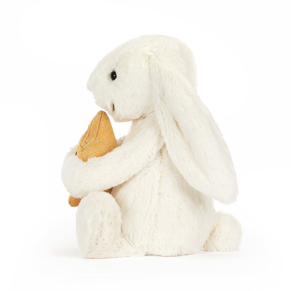 JC: Cream Bashful Bunny with Star - Ages 0+