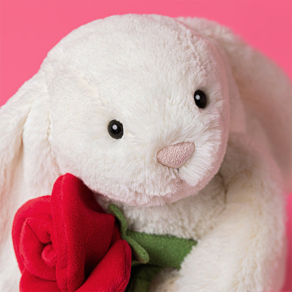 JC: Cream Bunny with Rose -  Ages 0+