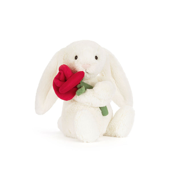 JC: Cream Bunny with Rose -  Ages 0+