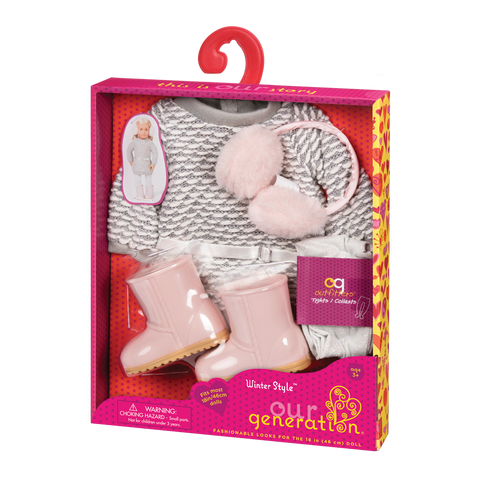 OG: 18" Doll Outfit - Winter Style - Ages 3+
