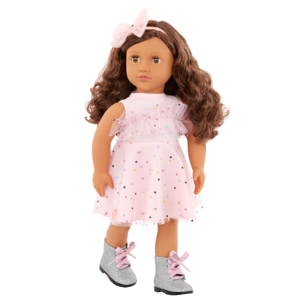 OG: 18" Doll Outfit: Pink & Colourful - Ages 3+