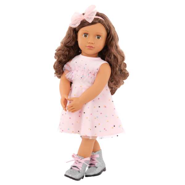 OG: 18" Doll Outfit: Pink & Colourful - Ages 3+