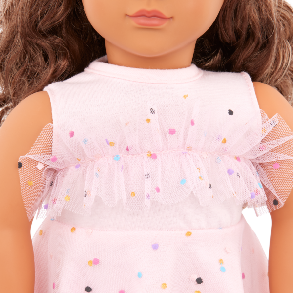 OG: 18" Doll Outfit: Pink & Colourful - Ages 3+