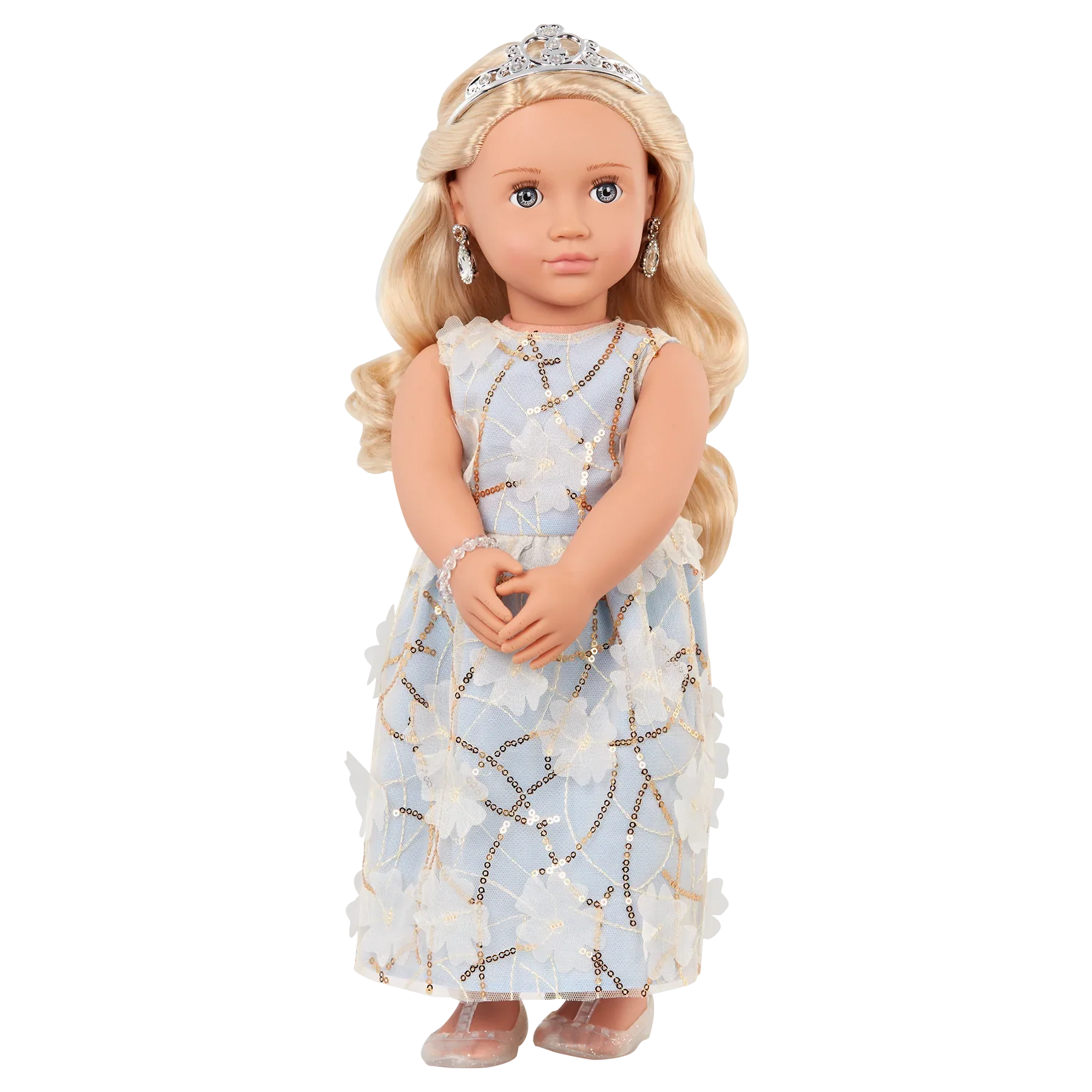 Doll OG - Holiday Ellory (Silver Blue Dress) - Ages 3+