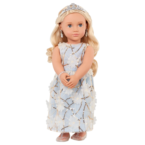 Doll OG - Holiday Ellory (Silver Blue Dress) - Ages 3+