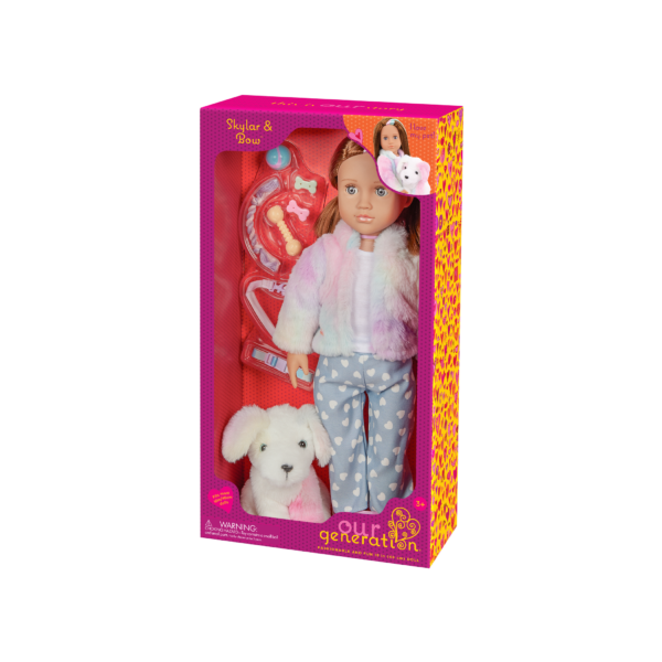 OG: 18" Doll & Pet: Skylar & Bow - Ages 3+