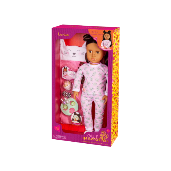 OG: 18" Doll Deluxe Larissa Slumber Party Set - Ages 3+