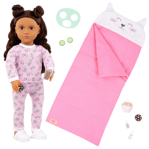 OG: 18" Doll Deluxe Larissa Slumber Party Set - Ages 3+