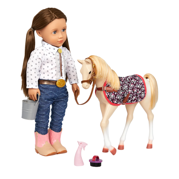 OG: 12" Horse: Palomino Foal - Ages 3+