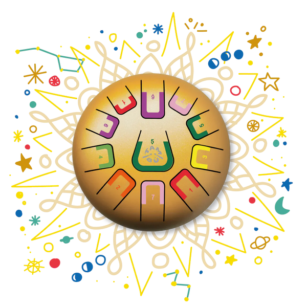 Tambu 8" -  11 Tones - Golden Stars - Ages 3 - Adults