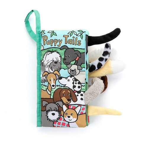 JC: Puppy Tails Plush Book - Ages 0+