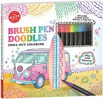Klutz: Brush Pen Doodles Chill-out Colouring - Ages 6+