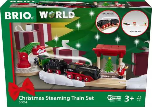 Brio: Christmas Steaming Train Set - Ages 3+