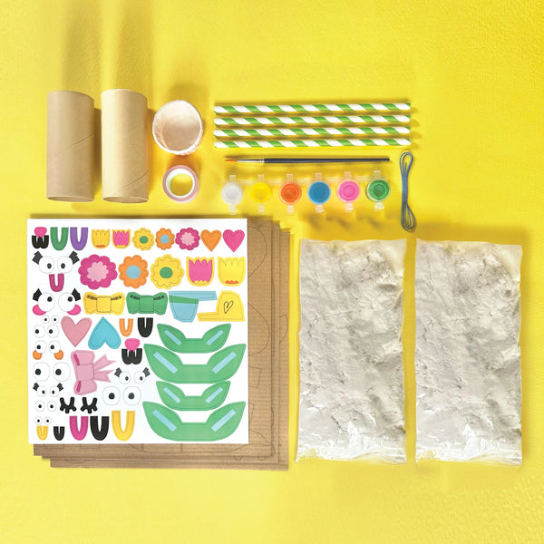 Bright Stripes  Paper Mache All Day