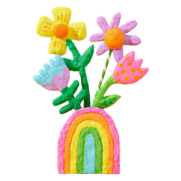Bright Stripes  Paper Mache All Day