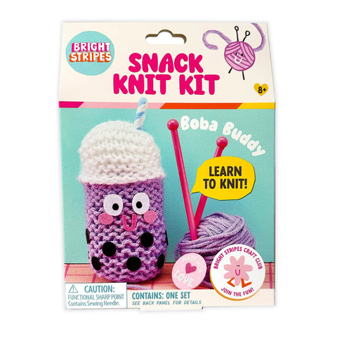 Snack Knit Kit: Boba Buddy - Ages 8+