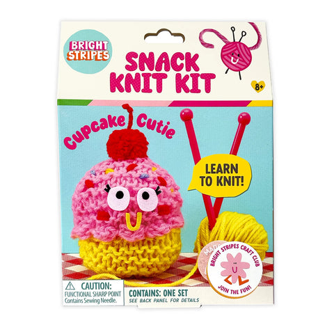 Snack Knit Kit: Cupcake Cutie - Ages 8+