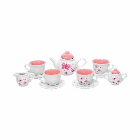 SCHY: Butterfly Tea Set Porcelain - Ages 8+