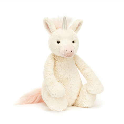 JC: Bashful Unicorn: Multiple Sizes Available - Ages 12mths+