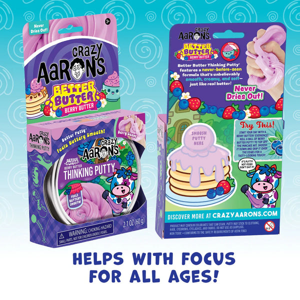 Crazy Aaron’s - Better Butter Berry - Thinking Putty