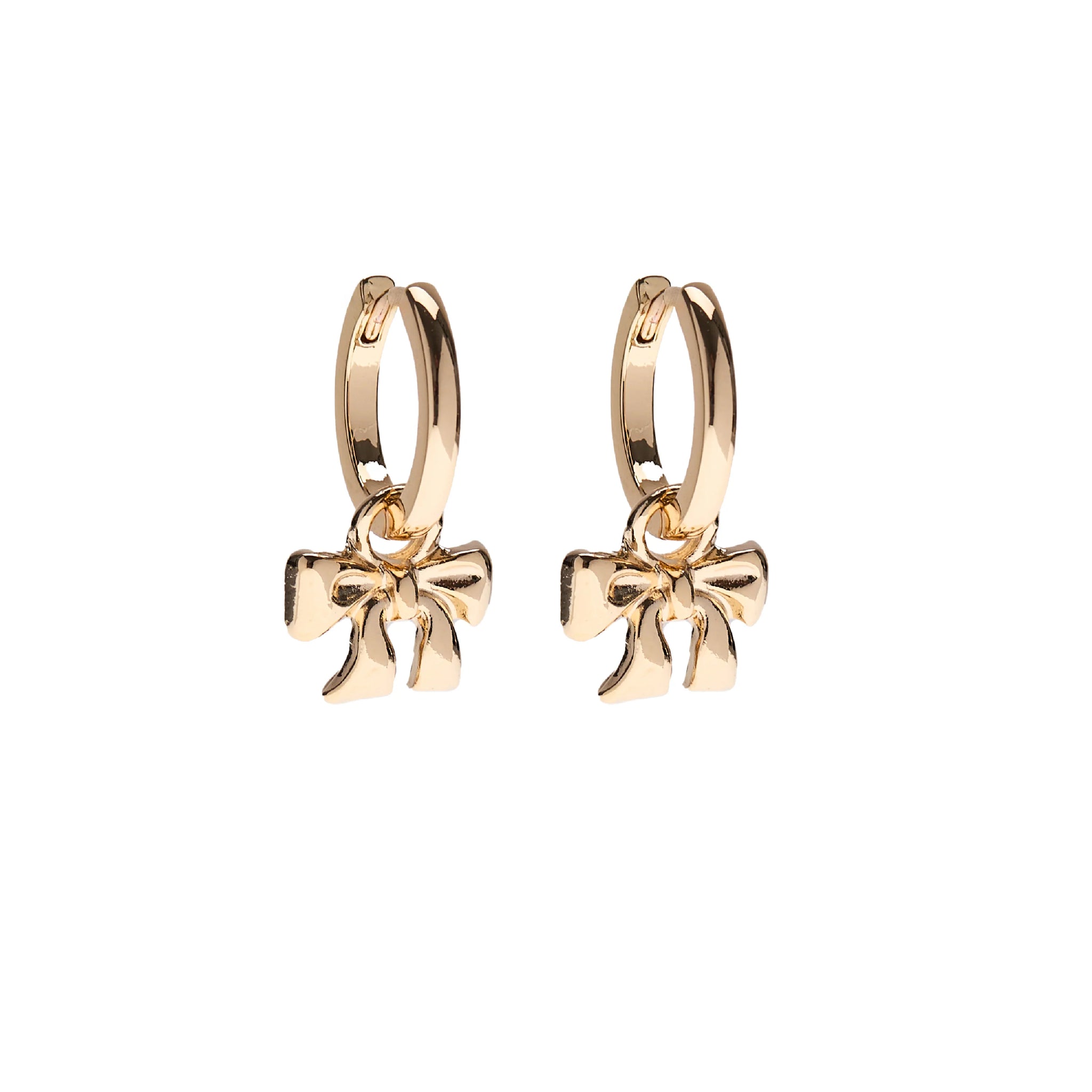 Earrings: Bow - Gold