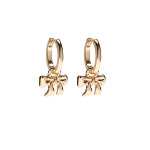 Earrings: Bow - Gold