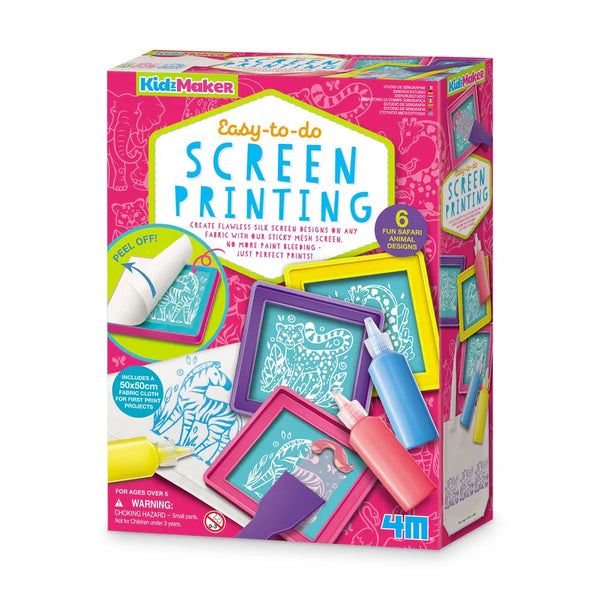Easy-To-Do Fabric Screen Printing