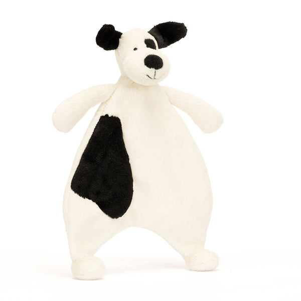 JC: Bartholomew Black & Cream Puppy Comforter - Ages 0+