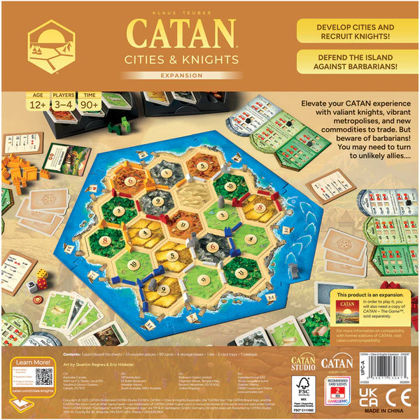 BG: Catan: Cities & Knights Expansion 6th Edition  - Ages 10+