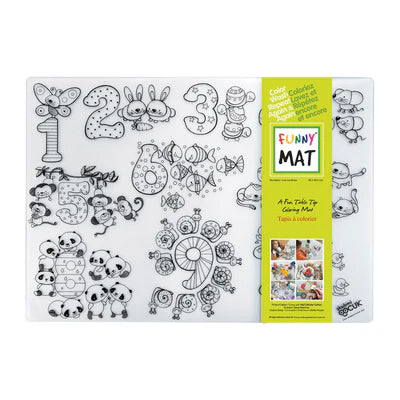 Funny Mat: Set of 2 with 12 Giotto Markers: Alphabet & Numbers - Ages 3+