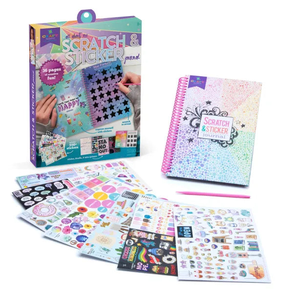 Craft-tastic: All About Me Scratch & Sticker Journal - Ages 8+