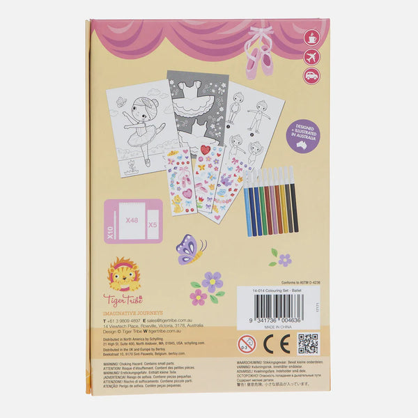 TT: Colouring Set Ballet - Ages 3+