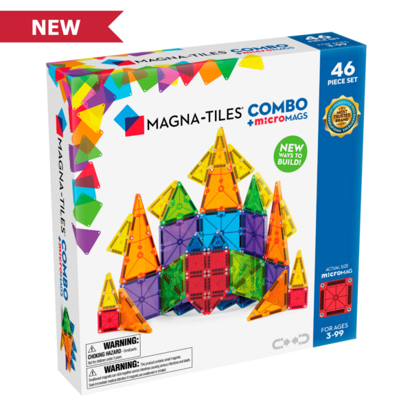 MT: Combo Magna-Tiles + microMAGS 46 Piece Set - Ages 3+