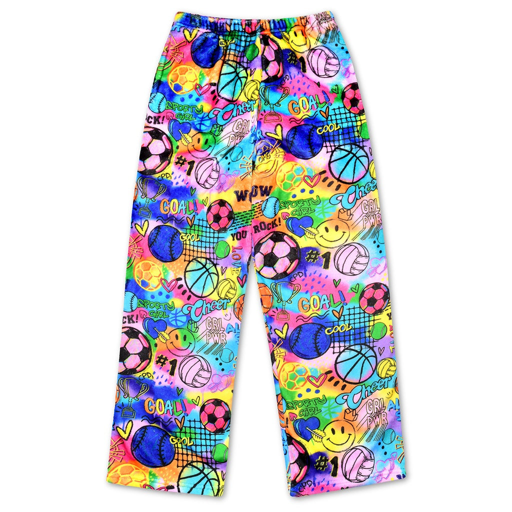 IS: Corey Paige Fun Sports Plush Pants: Multiple Sizes Available