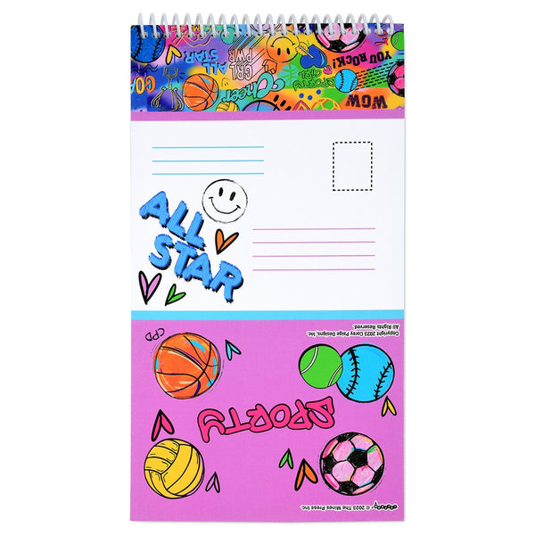 IS: Corey Paige Fun Sports Seal & Send Stationery - Ages 6+