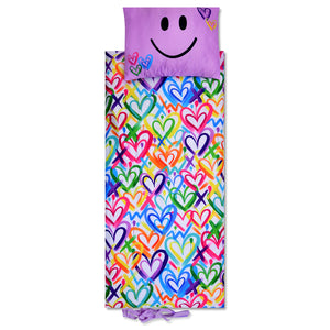 IS: Corey Paige Hearts Sleeping Bag Set - Ages 3+