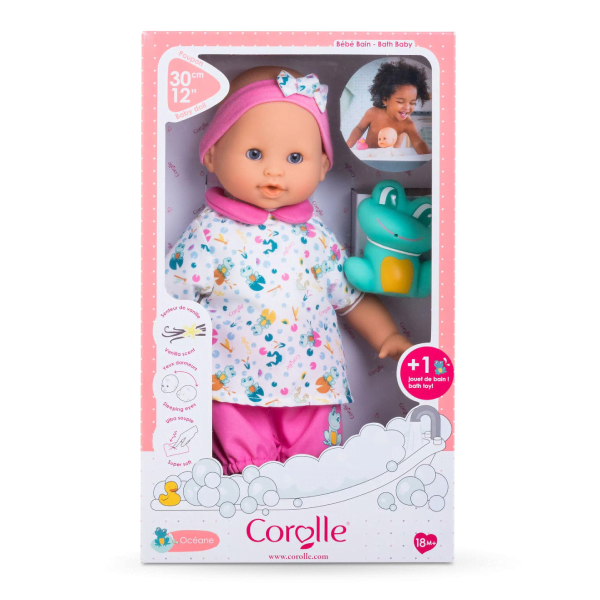 Corolle: Bébé Bath Océane 12" Doll - Ages 18mths+