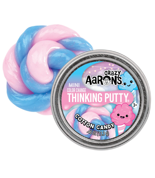 Loot: Thinking Putty 2" Mini Tin Cotton Candy - Ages 3+