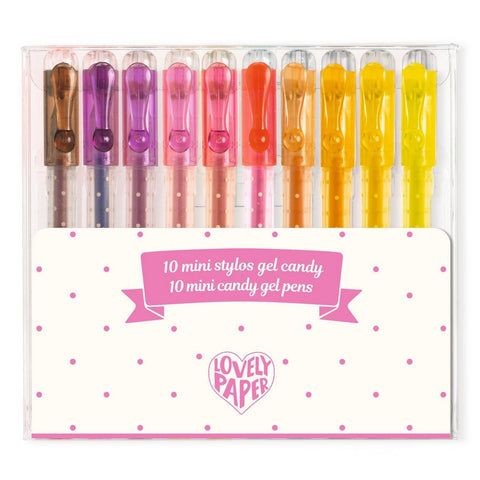 10 Mini Gel Pens / Candy