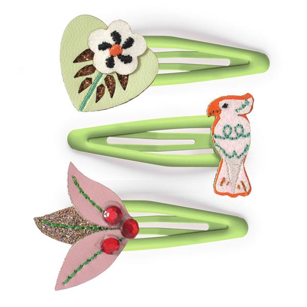 Djeco: Plume - Colombia Barrette - 3 Pack - Ages 3+