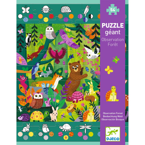 54pc Puzzle: Giant Puzzle / Observation Forest - Ages 5+