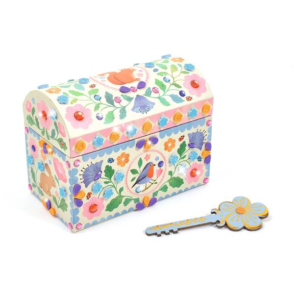 DIY-Precious Treasure - Chest to Decorate  - Djeco